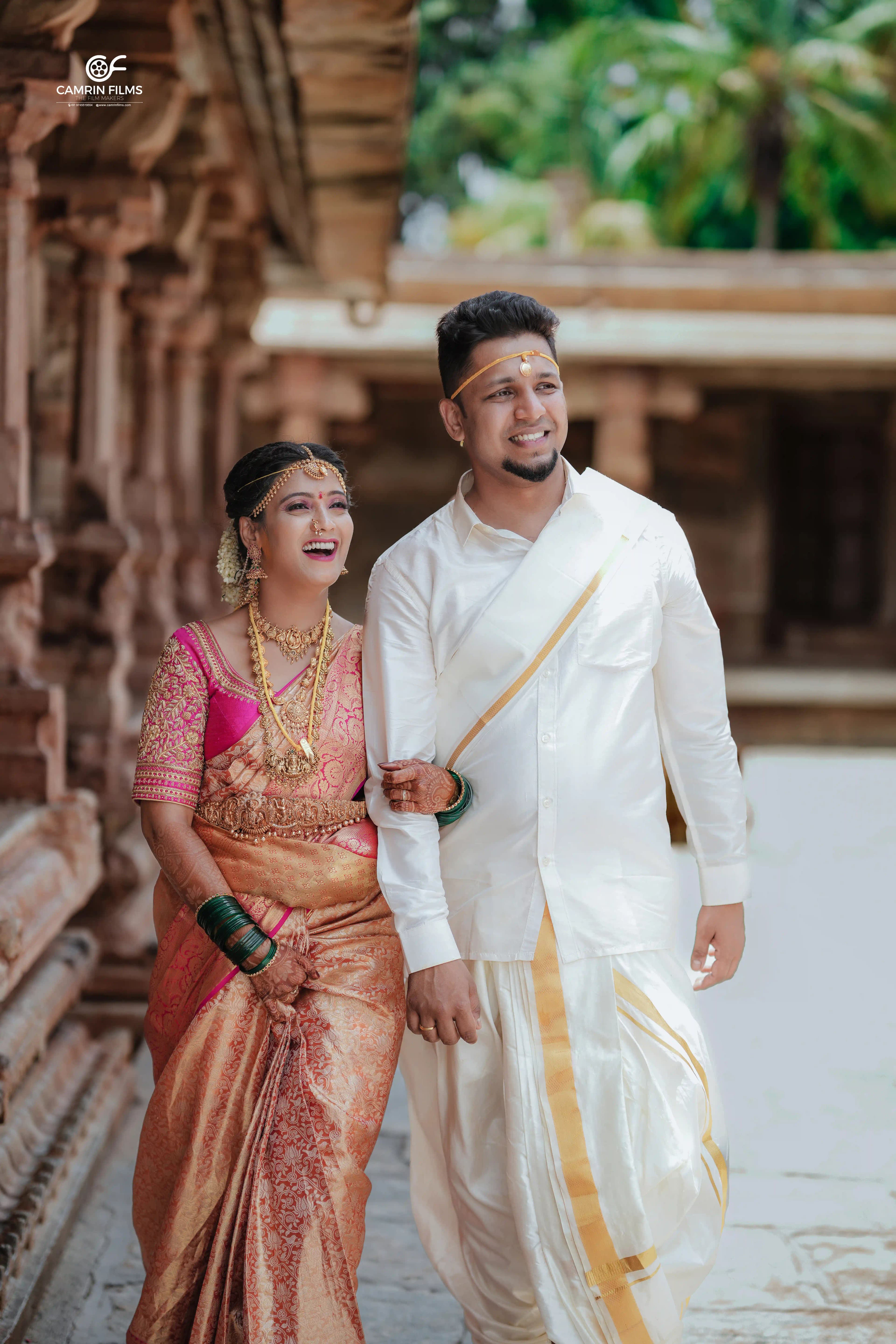 Poorna Hindu temple wedding Kerala — Camrin Films